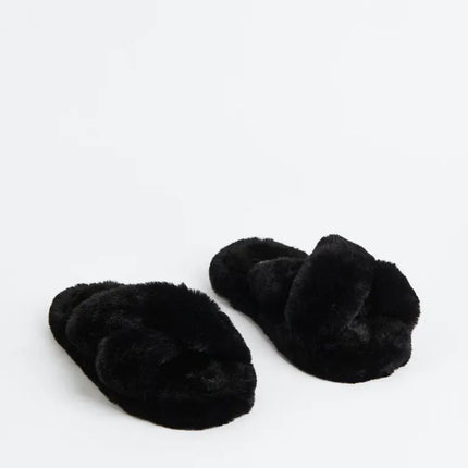 UNICORN Women's slippers woolly black 35 36 37 38 39 40 41 42