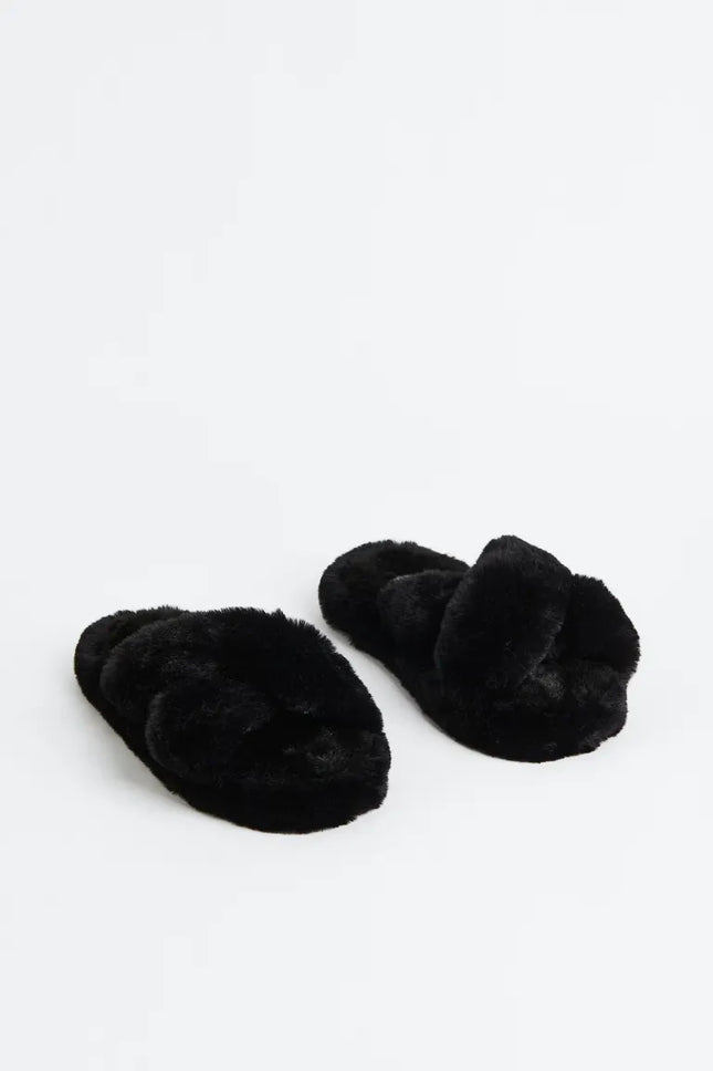 UNICORN Women's slippers woolly black 35 36 37 38 39 40 41 42
