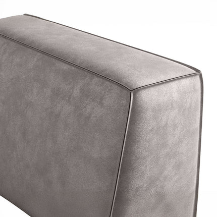 UNICORN Corner sofa 4-seater with chaise longue Faux leather black beige brown gray