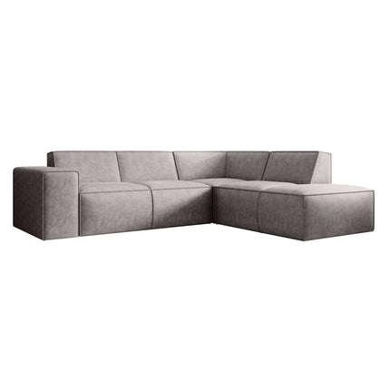 UNICORN Corner sofa 4-seater with chaise longue Faux leather black beige brown gray Width 261 cm Height 80 cm Depth 216 cm