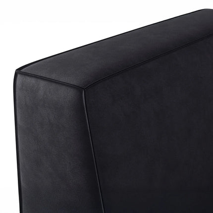 UNICORN Corner sofa 4-seater with chaise longue Faux leather beige brown gray black Width 261 cm Height 80 cm Depth 216 cm Seat height 45 cm Seat depth 60 cm