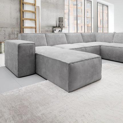 UNICORN Corner sofa 4-seater Faux leather cognac