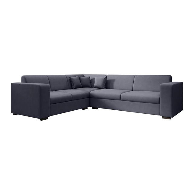 UNICORN Corner sofa 4-seater Fabric black anthracite beige gray Width 270 cm Height 78 cm Depth 230 cm