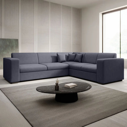 UNICORN Corner sofa 4-seater Fabric beige anthracite black gray Width 270 cm Height 78 cm Depth 230 cm