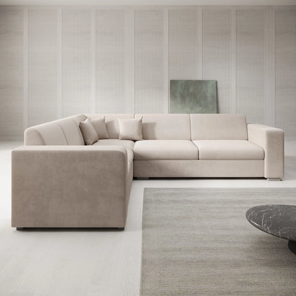 UNICORN Corner sofa 4-seater Fabric beige anthracite black gray
