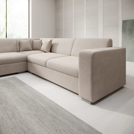 UNICORN Corner sofa 4-seater Fabric beige anthracite gray black Width 270 cm Height 78 cm Depth 230 cm