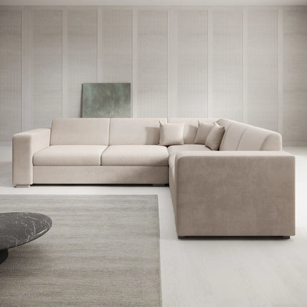UNICORN Corner sofa 4-seater Fabric black anthracite beige gray Width: 270 cm Height: 78 cm Depth: 230 cm