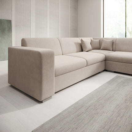UNICORN Corner sofa 4-seater Fabric beige anthracite black gray