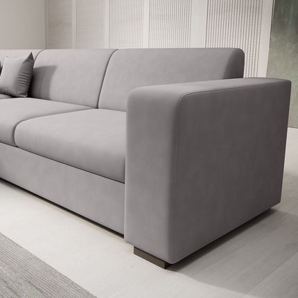 UNICORN Corner sofa 4-seater Fabric black anthracite beige gray Width: 270 cm Height: 78 cm Depth: 230 cm