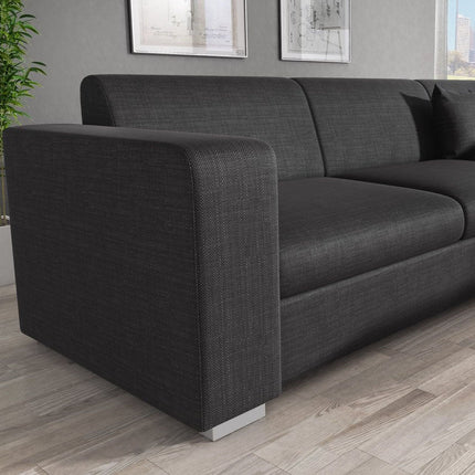 UNICORN Corner sofa 4-seater Fabric beige anthracite gray black Width 270 cm Height 78 cm Depth 230 cm