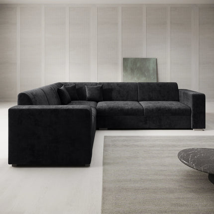 UNICORN Corner sofa 4-seater Velvet grey beige black
