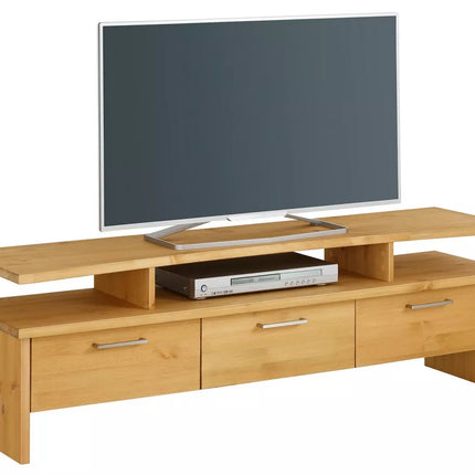 UNICORN TV furniture wall unit light brown Width 148 cm Depth 39 cm Height 46 cm
