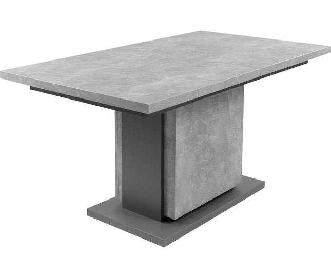 UNICORN Dining table color gray Width 140 cm Depth 90 cm Height 75 cm