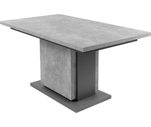 UNICORN Dining table color gray Width 140 cm Depth 90 cm Height 75 cm