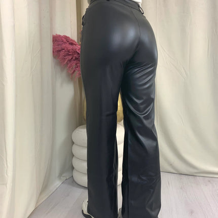 UNICORN Women's leather trousers black s m l