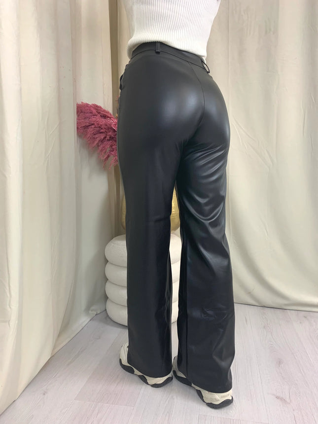 UNICORN Women's leather trousers black s m l