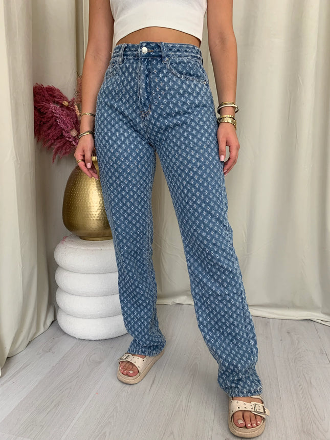 UNICORN Women's jeans with stars blue xs s m l xl