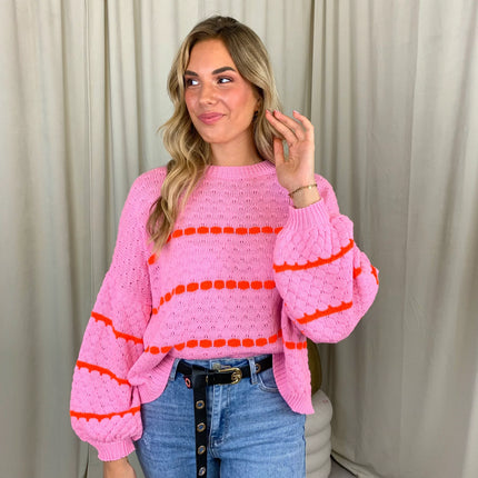 UNICORN Women's pink knitted sweater m