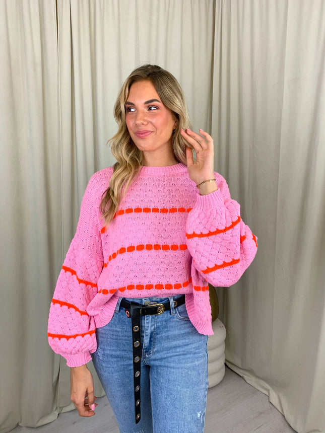 UNICORN Women's pink knitted sweater m