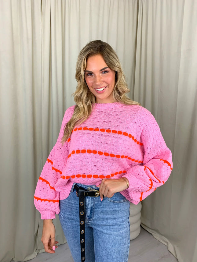 UNICORN Women's pink knitted sweater m