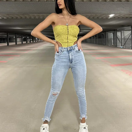 UNICORN Women's skinny jeans blue xs s m l xl