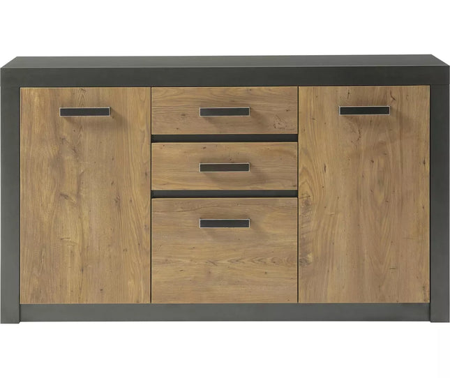 UNICORN Sideboard wall unit modern brown dark gray Width 153 cm Depth 43 cm Height 88 cm