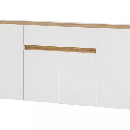 UNICORN Sideboard wall unit modern white anthracite gray Width 170 cm Depth 40 cm Height 84 cm