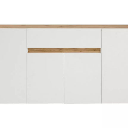 UNICORN Sideboard wall unit modern white anthracite gray Width 170 cm Depth 40 cm Height 84 cm