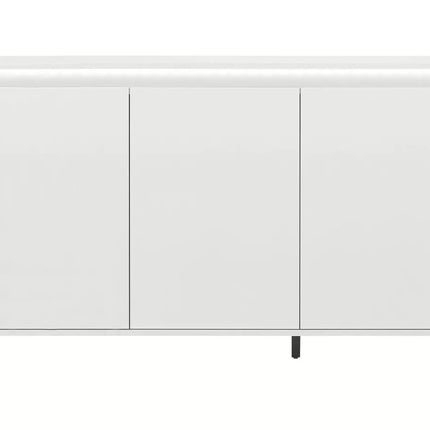 UNICORN Sideboard wall unit modern high-gloss white Width 138 cm Depth 40 cm Height 84 cm