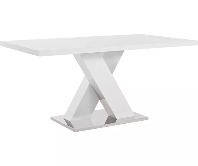 UNICORN Dining table color white Width 160 cm Depth 90 cm Height 76 cm