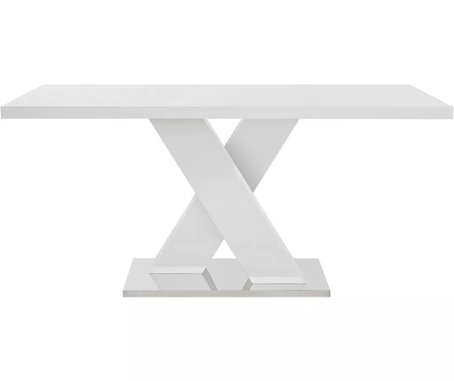 UNICORN Dining table color white Width 160 cm Depth 90 cm Height 76 cm