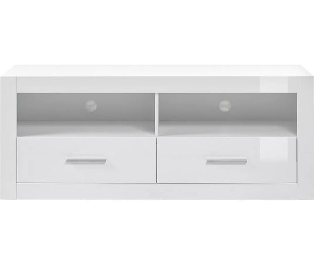 UNICORN TV furniture wall unit high gloss white 150 cm