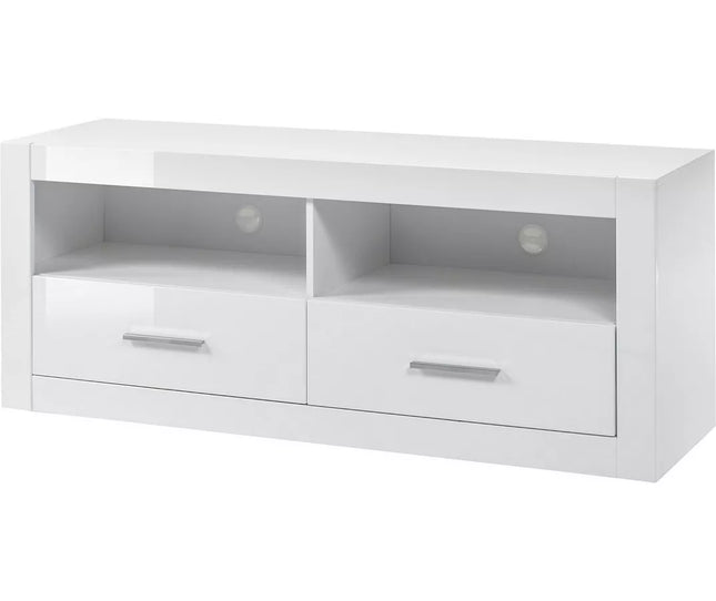 UNICORN TV furniture wall unit high gloss white 150 cm