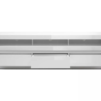 UNICORN TV furniture wall unit modern high-gloss white Width 217 cm