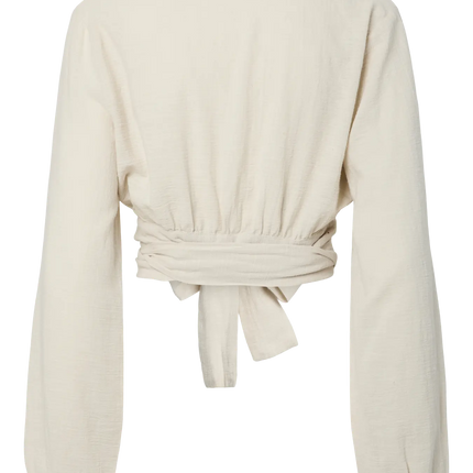 Agnes cropped blouse natural