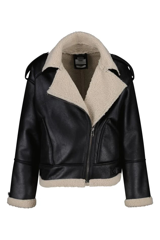 UNICORN Women's leather jacket dark brown xs s m l xl