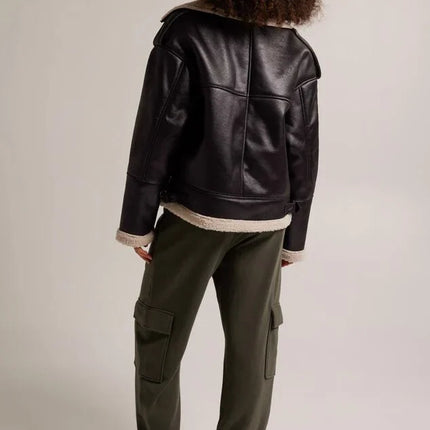 UNICORN Women's leather jacket dark brown xs s m l xl