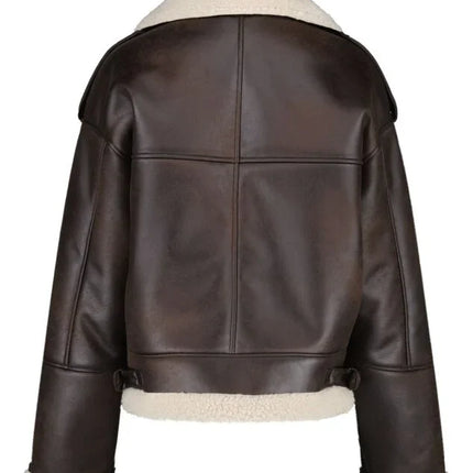 UNICORN Women's leather jacket dark brown xs s m l xl