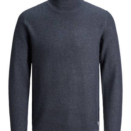 UNICORN men's knitted turtleneck sweater with a turtleneck, hoodie, funnel neck, beige, blue, xs, s, m, l, xl, xxl