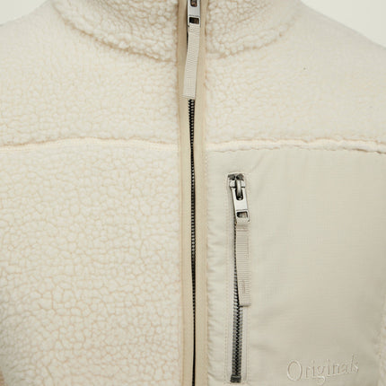 UNICORN men's jacket with a woolly high collar white black xs s m l xl xxl
