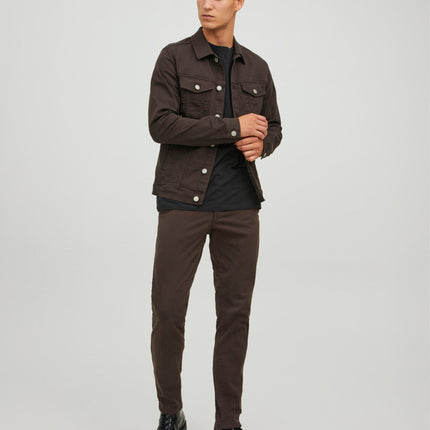 UNICORN men's long chino trousers dark brown grey blue beige black dark green navy blue xs s m l xl xxl
