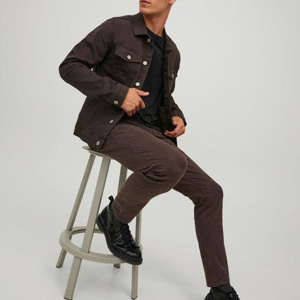 UNICORN men's long chino trousers dark brown grey blue beige black dark green navy blue xs s m l xl xxl
