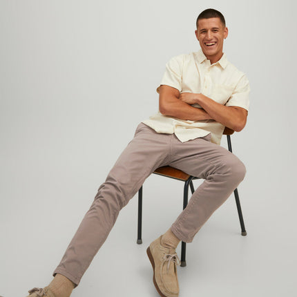 UNICORN men's long chino trousers dark brown grey blue beige black dark green navy blue xs s m l xl xxl