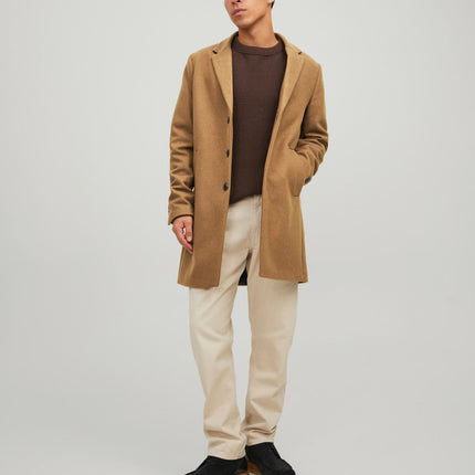 UNICORN men's long coat business with buttons light gray brown dark brown dark gray dark green xs s m l xl xxl
