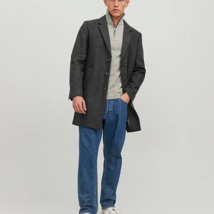 UNICORN men's long coat business with buttons light gray brown dark brown dark gray dark green xs s m l xl xxl