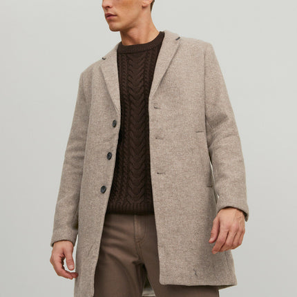 UNICORN men's long coat business with buttons light gray brown dark brown dark gray dark green xs s m l xl xxl