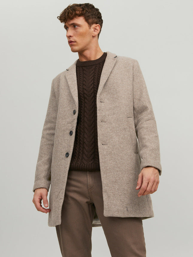 UNICORN men's long coat business with buttons light gray brown dark brown dark gray dark green xs s m l xl xxl