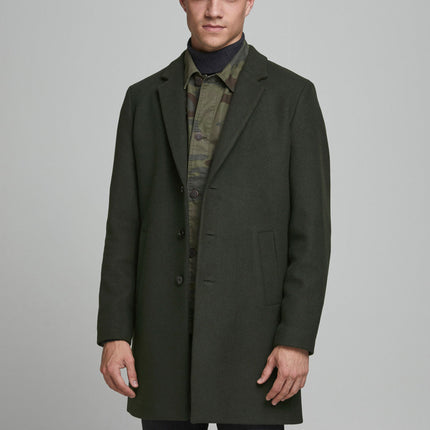 UNICORN men's long coat business with buttons light gray brown dark brown dark gray dark green xs s m l xl xxl