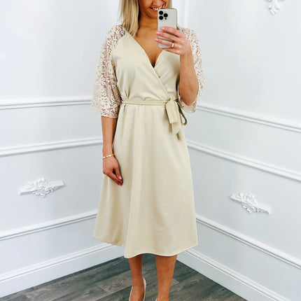 UNICORN Women's dress beige m l xl