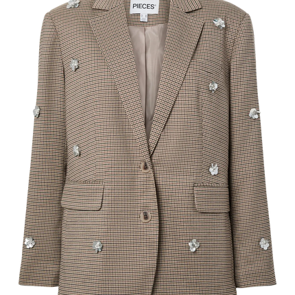 Kamil sequin blazer hot fudge